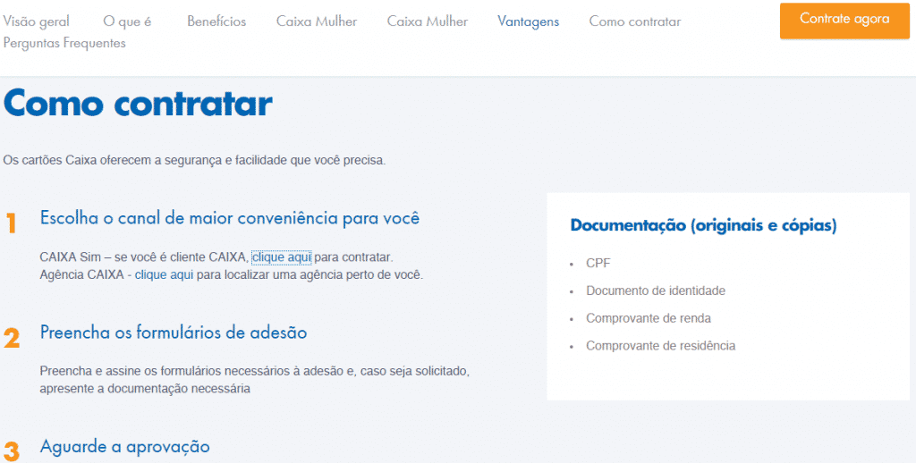 Cartão de crédito Caixa Sim  Peça o seu!
