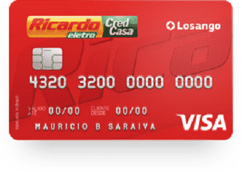 Cartão de crédito Ricardo Eletro Visa 